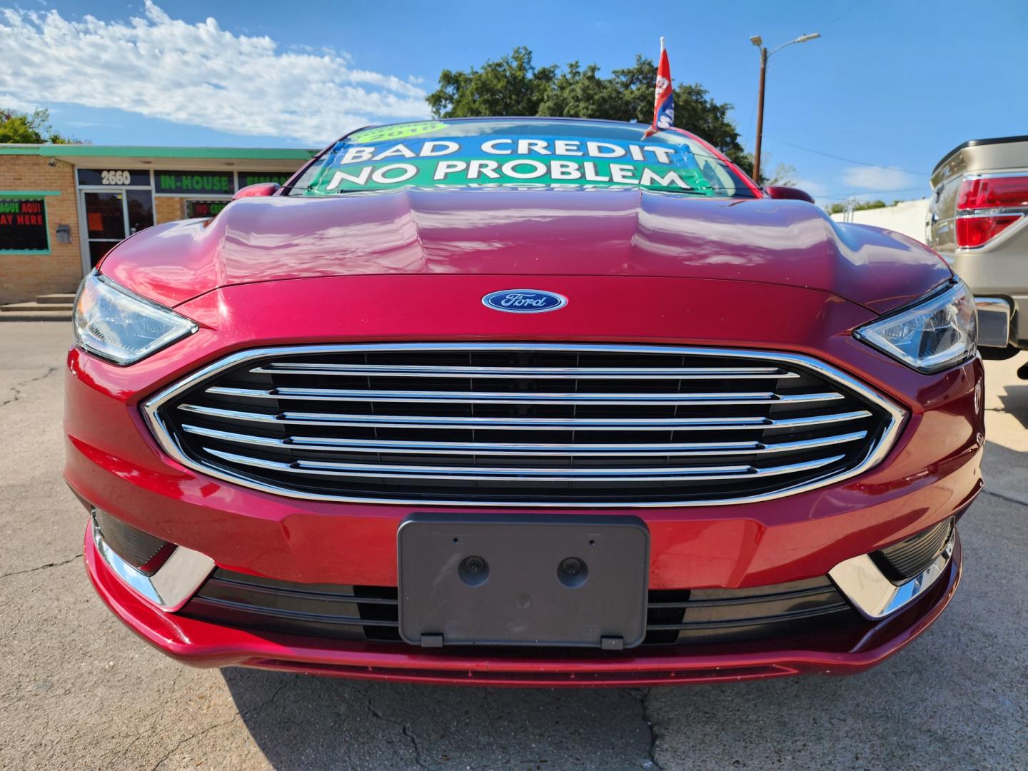 2018 RED Ford Fusion SE (3FA6P0HD2JR) with an 1.5L L4 DOHC 16V engine, 6A transmission, located at 2660 S.Garland Avenue, Garland, TX, 75041, (469) 298-3118, 32.885551, -96.655602 - Welcome to DallasAutos4Less, one of the Premier BUY HERE PAY HERE Dealers in the North Dallas Area. We specialize in financing to people with NO CREDIT or BAD CREDIT. We need proof of income, proof of residence, and a ID. Come buy your new car from us today!! This is a SUPER CLEAN 2018 FORD FUSIO - Photo#9